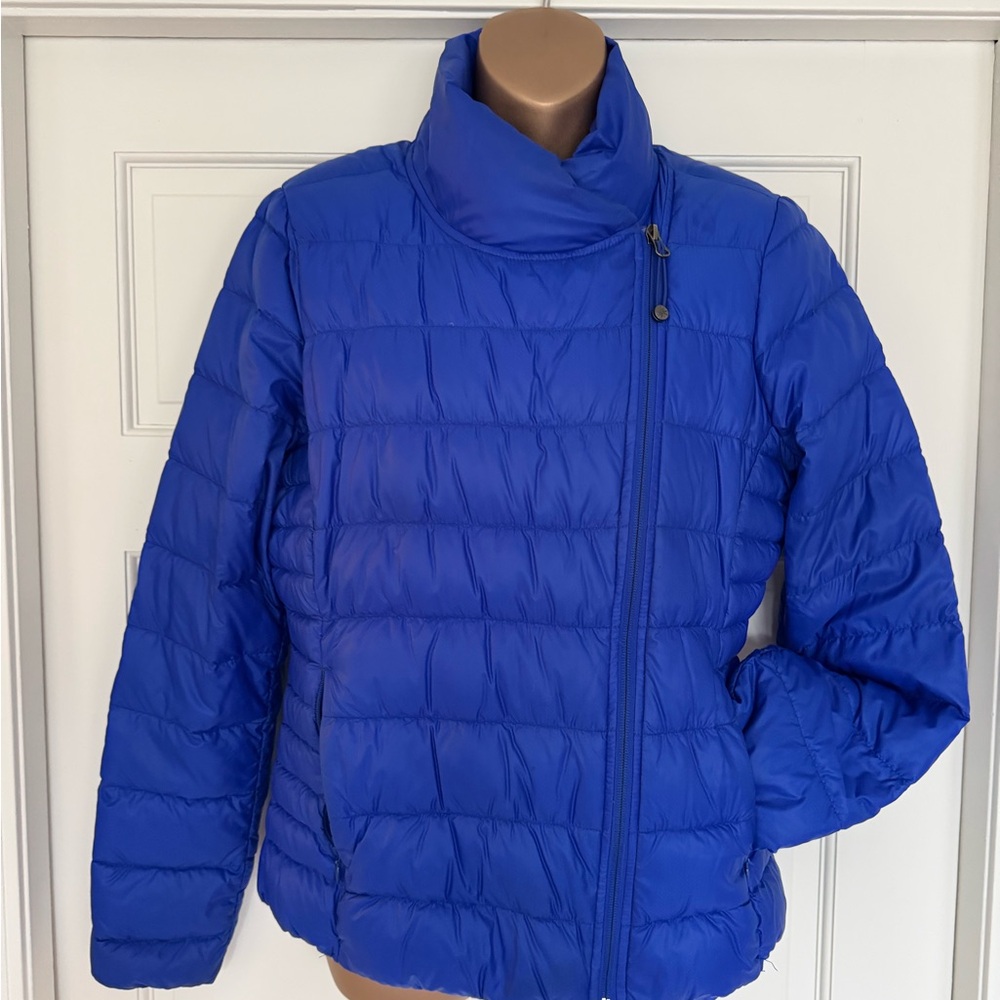 Vibrant Blue Athleta Women's Puffer Jacket